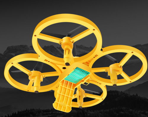 Drone Levitation Disc Motion-Activated Wireless Controller