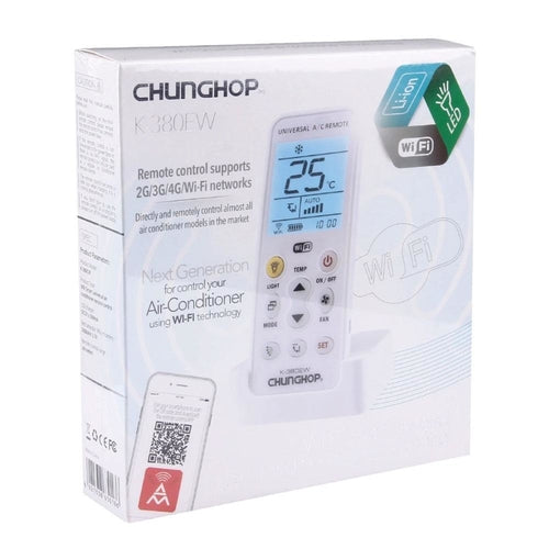 Chunghop K380EW Smart WiFi Air Conditioner Remote Compatible with